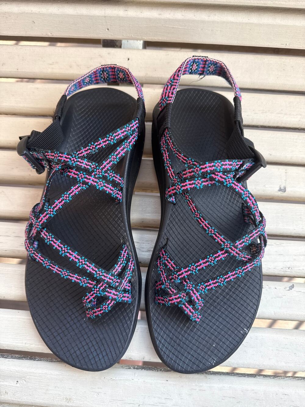 Chacos Womens sz 10 Z BOULDER X2 Squared Magenta Sandals